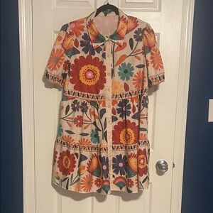 SHEIN Multicolor Floral Dress